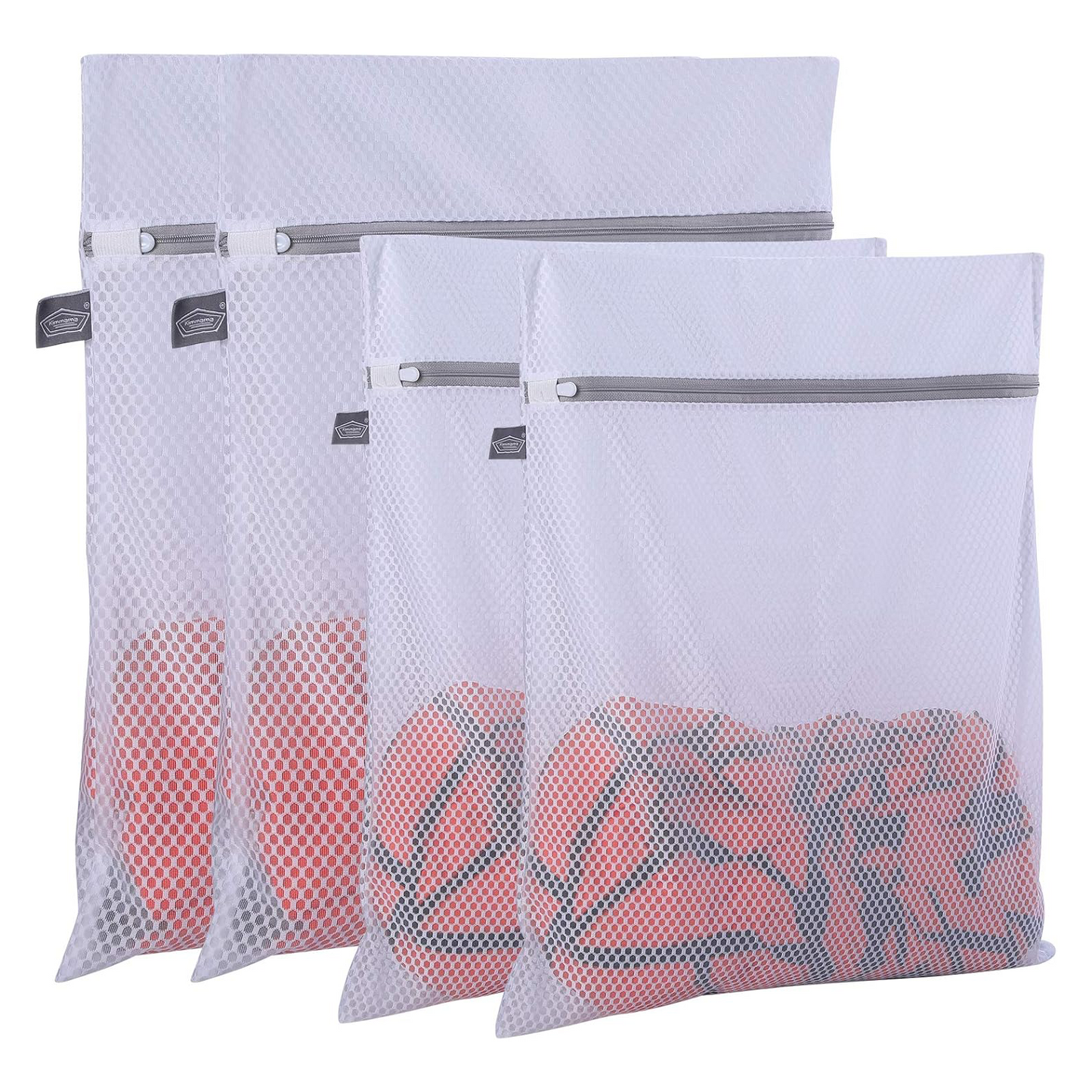 Kimmama Laundry Bags Mesh Wash Bag, Lingerie Bags for Washing Delicates, Net Washer Sack with Zipper, Dryer Pouch for Cleaning and Drying Cloths, Garment, Sweater, Bra, Pant, Sock, Toys, Bedcover