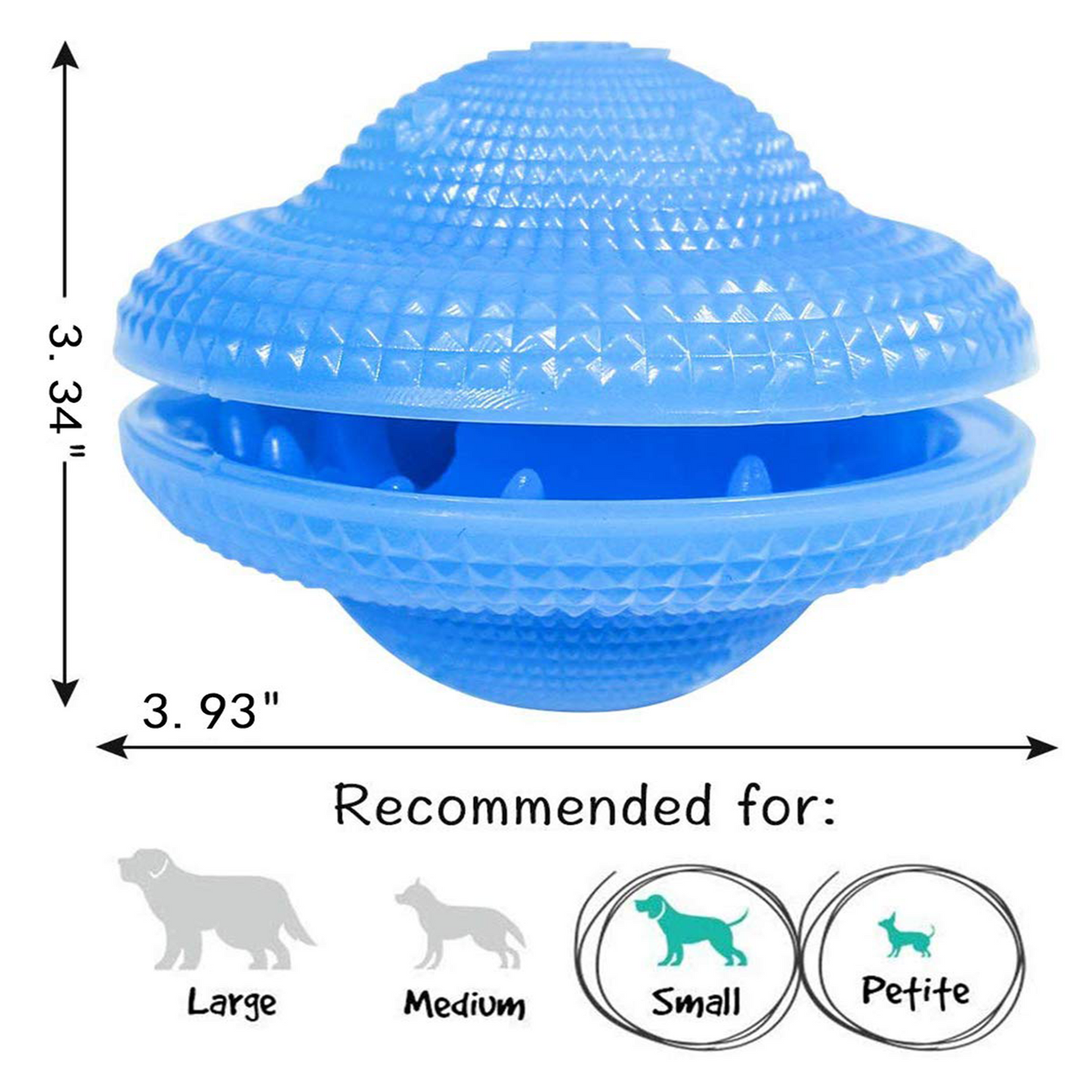 Emoly Dog Teethbrush Chew Toy, Upgraded IQ Interactive Food Dispensing Puzzle Toys for Dogs Chasing Chewing Playing Small Medium Dogs Pets (Pink)