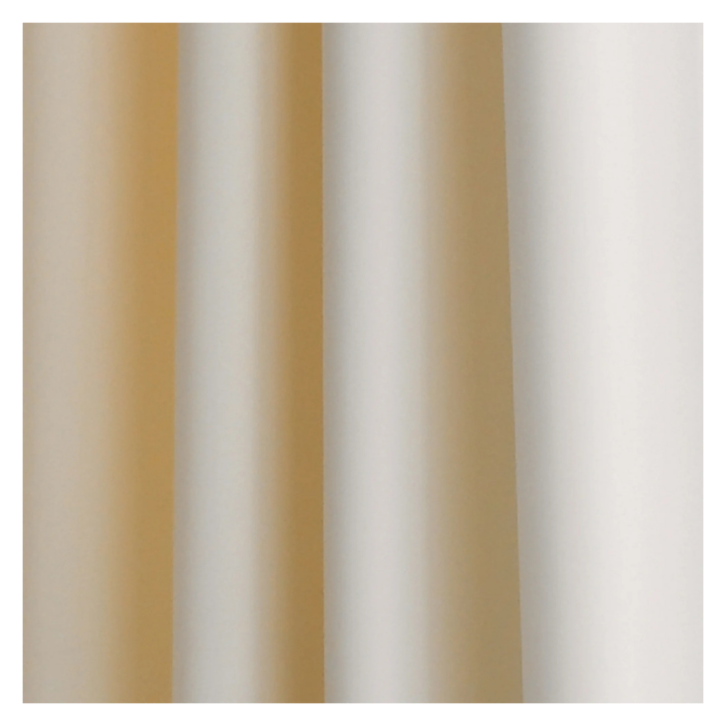 Curtainworks Beige and Brown Color Block Curtain - Room Darkening - Metal Grommets - 42W x 84L