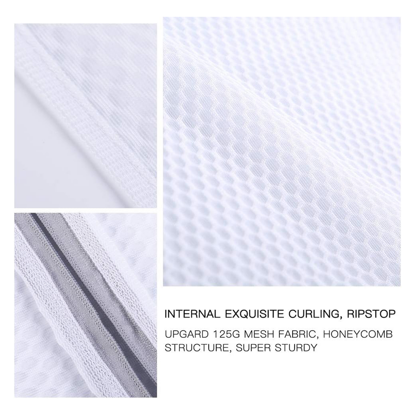 Kimmama Laundry Bags Mesh Wash Bag, Lingerie Bags for Washing Delicates, Net Washer Sack with Zipper, Dryer Pouch for Cleaning and Drying Cloths, Garment, Sweater, Bra, Pant, Sock, Toys, Bedcover