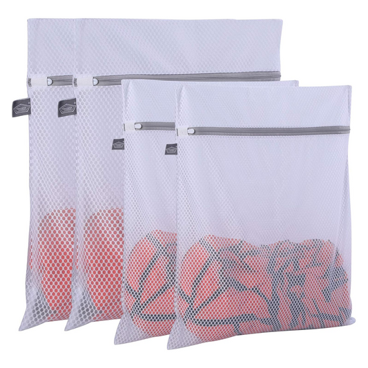 Kimmama Laundry Bags Mesh Wash Bag, Lingerie Bags for Washing Delicates, Net Washer Sack with Zipper, Dryer Pouch for Cleaning and Drying Cloths, Garment, Sweater, Bra, Pant, Sock, Toys, Bedcover