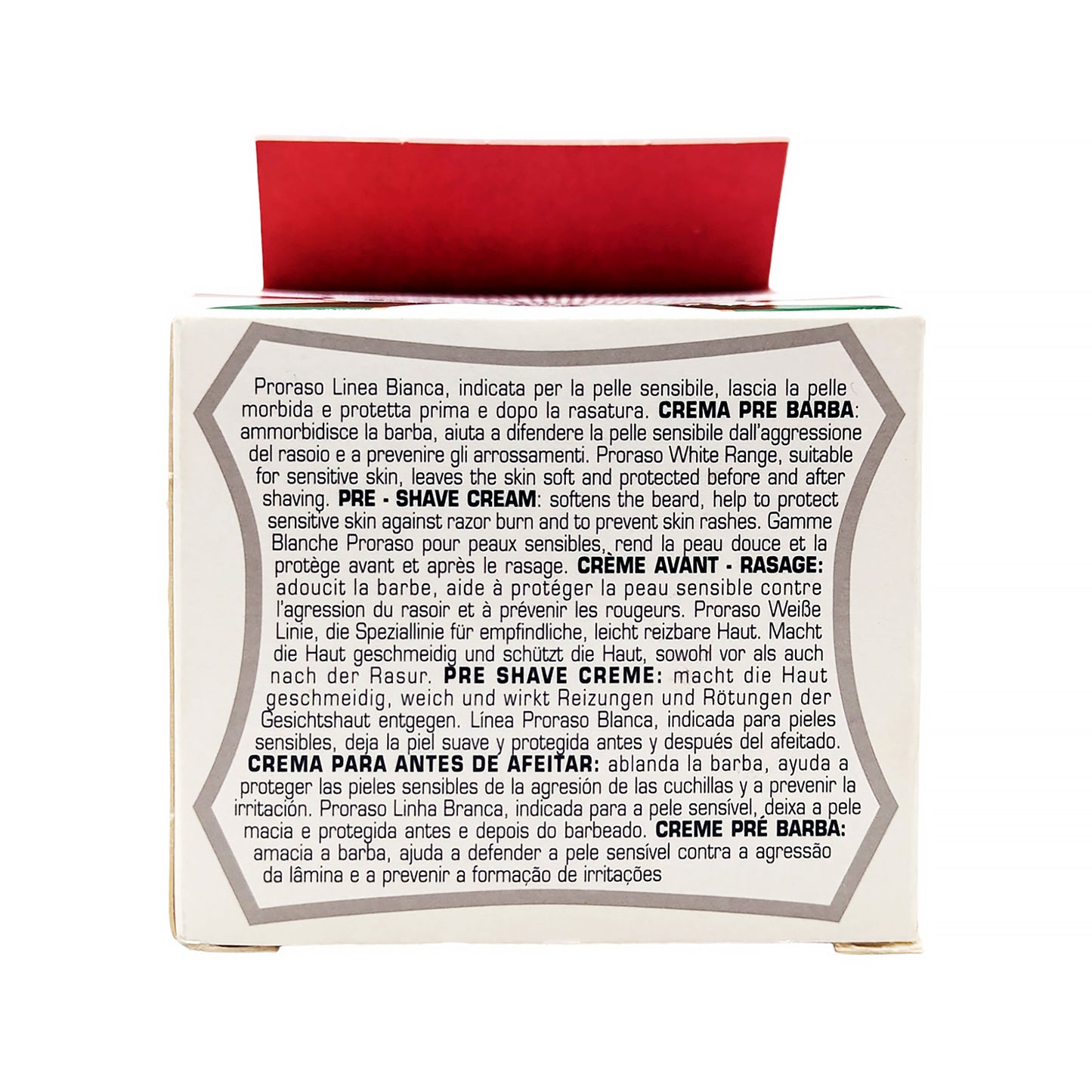 Proraso Pre-Shave Conditioning Cream for Men, Sensitive Skin Formula with Oatmeal and Green Tea, 3.6 oz