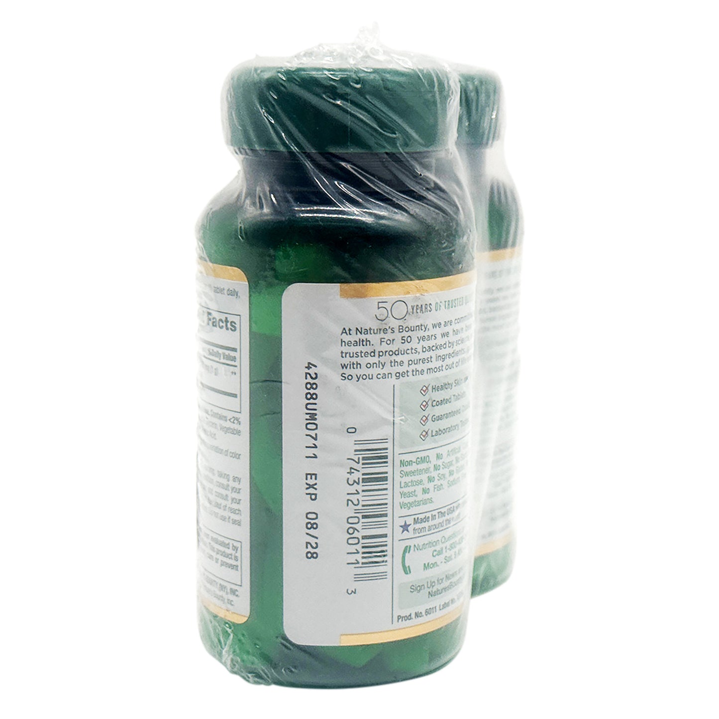 Nature's Bounty L-Lysine 1000 mg Tablets 60 ea (Pack of 2)